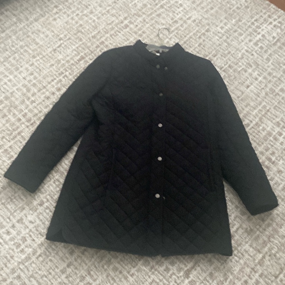 JJill quilted 3/4 jacket.